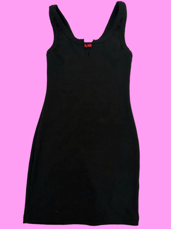 Signature8 Dresses & Skirts - Signature 8 Black Ribbed Tank Dress